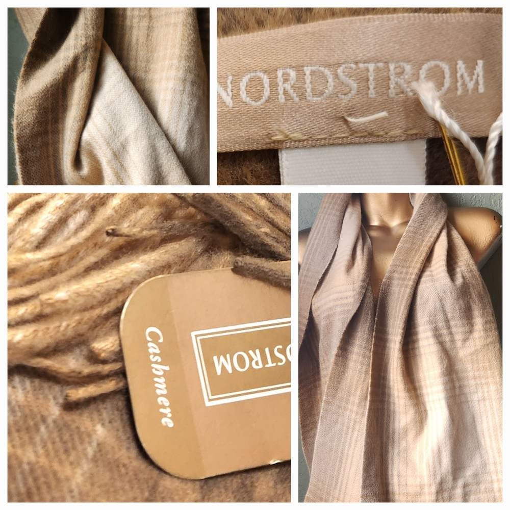 NORDSTROM Cashmere Scarf NWT Fantastic Condition